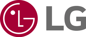 Logo LG sur fond transparent